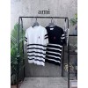 아미 스트라이프 니트