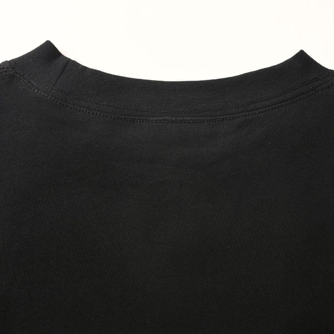 BALENCIAGA 인물 레터링 프린트 반팔 티셔츠